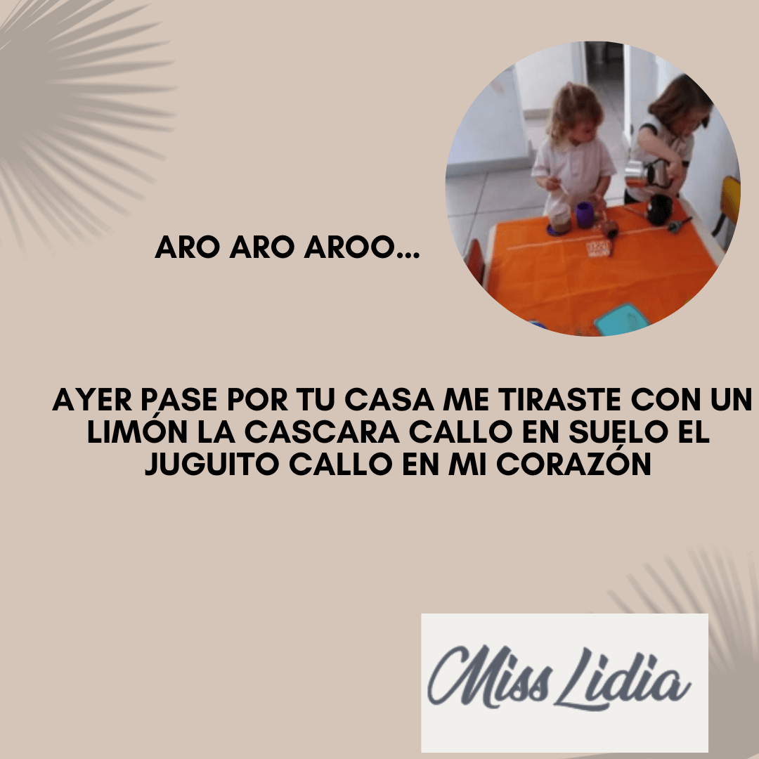 Relaciones gauchescas: la copla del limón Placa con una fotografía de niños en una mesa y una copla sobre un limón, su cáscara y el juguito que llega al corazón.