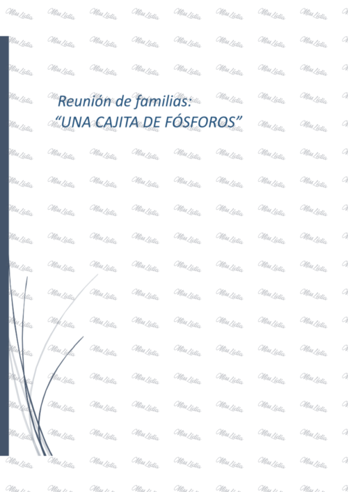 Reunión de familias: Una cajita de fósforos