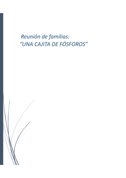 Reunión de familias: Una cajita de fósforos - Miss Lidia, Docente de Nivel Inicial