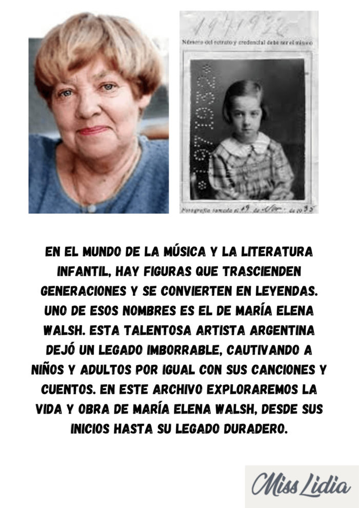 A jugar con María Elena Walsh - Miss Lidia, Docente de Nivel Inicial