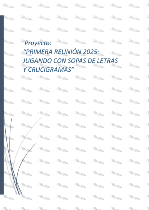 Primera Reunión 2025: Jugando con Sopas de letras y Crucigramas