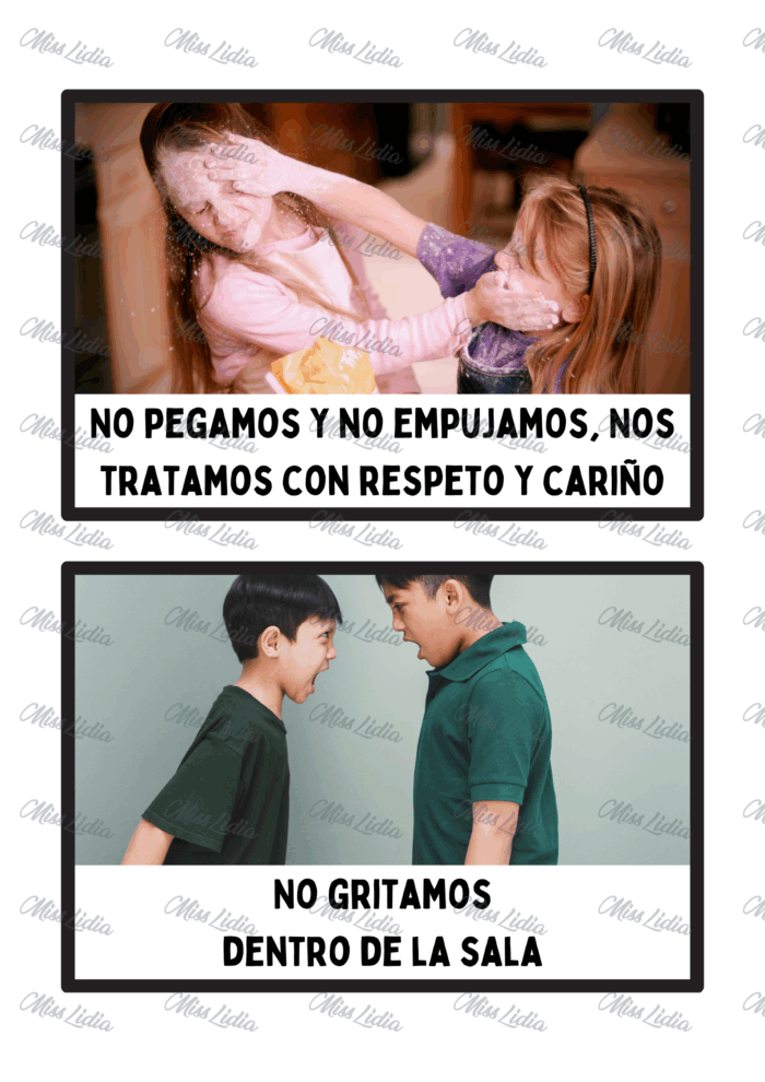 Normas de Convivencia para la Sala en Nivel Inicial