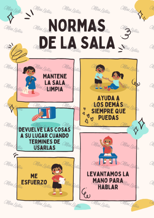 Normas de Convivencia para la Sala en Nivel Inicial