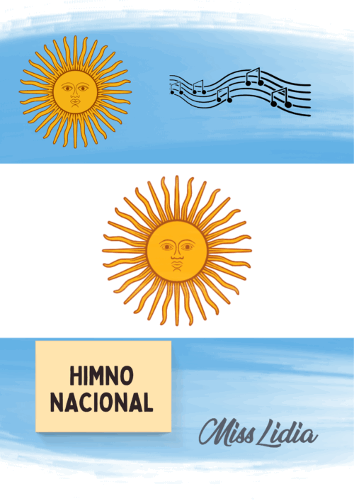 Himno Nacional con Pictogramas para Nivel Inicial